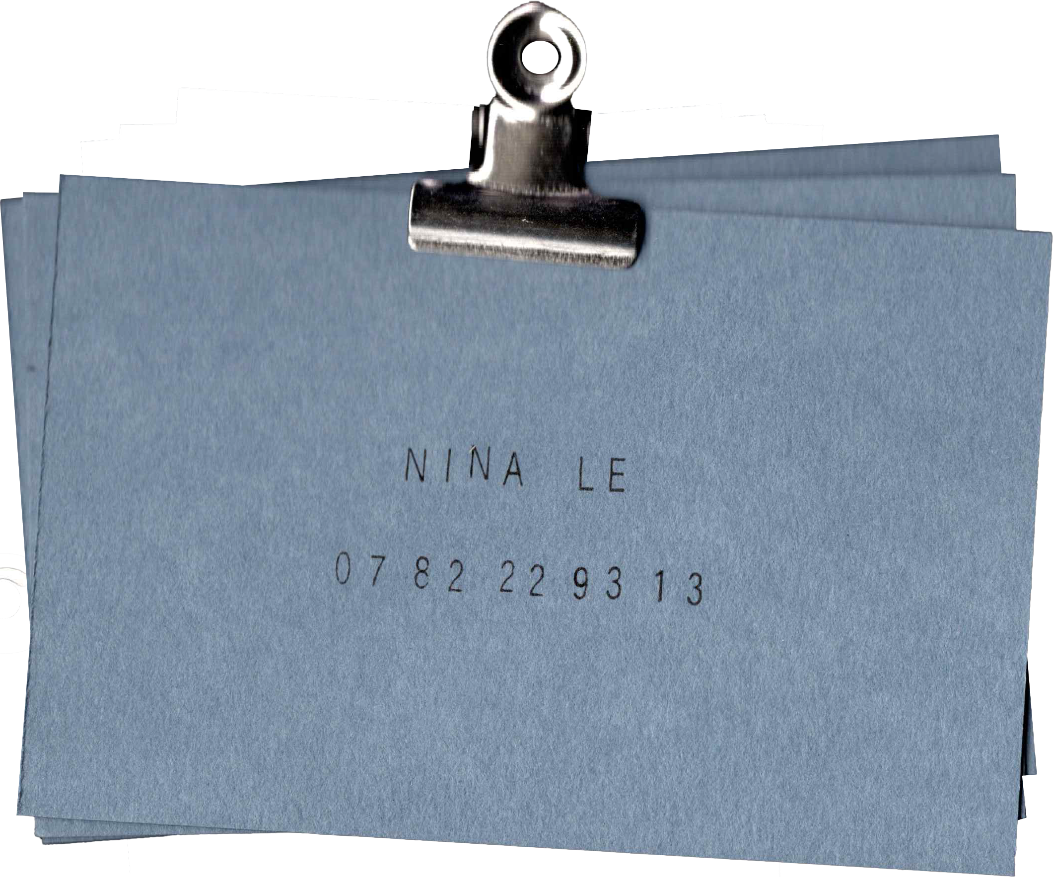 Carte de visite Nina Lê